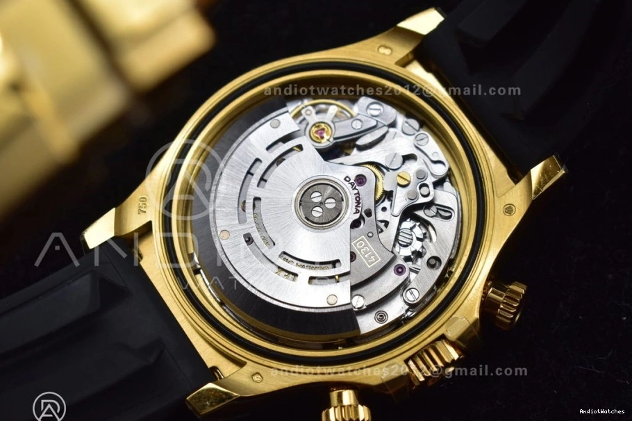 Strap SA Daytona Best Reliable YG Edition BTF on Dial Lume 1:1 116518 Rubber 764 Oysterflex 0314